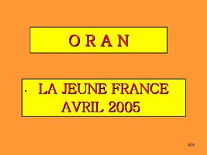 LA JEUNE FRANCE ORAN PAR RENE PONS  (608)